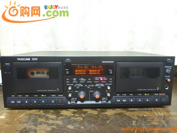 TASCAM　　302 業務用Wカセットレコーダー　タスカム