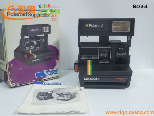 B4664S Polaroid ポラロイド 635CL 元箱あり 通電確認