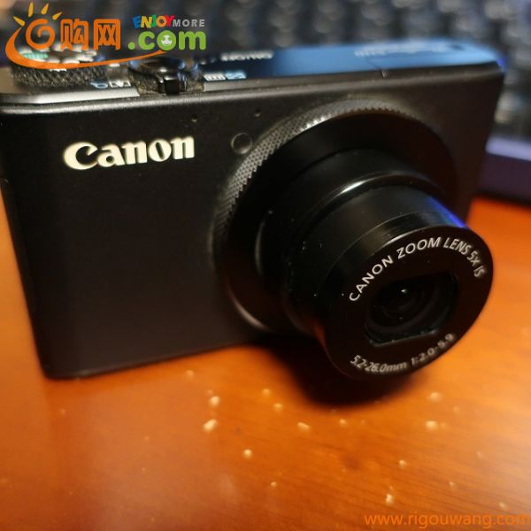 CANON キヤノン PowerShot S110 ジャンク品 レンズエラー ブラック Black コンパクトデジタルカメラ