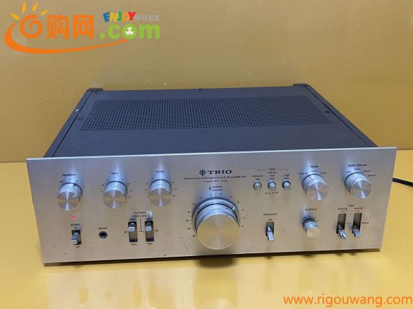 TRIO. STEREO INTEGRATED AMPLIFIER／ステレオアンプ　 KA-7300 電源問題なし！