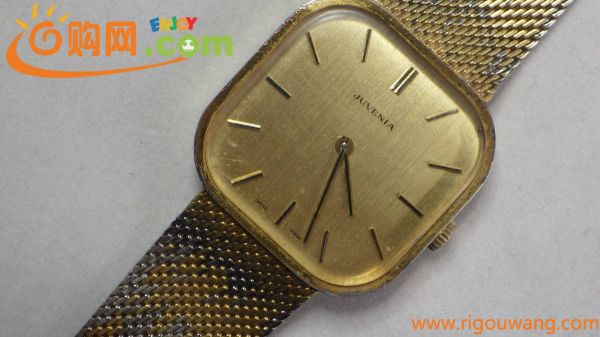 スイス製 JUVENIA ジュべニア メンズ 手巻き腕時計