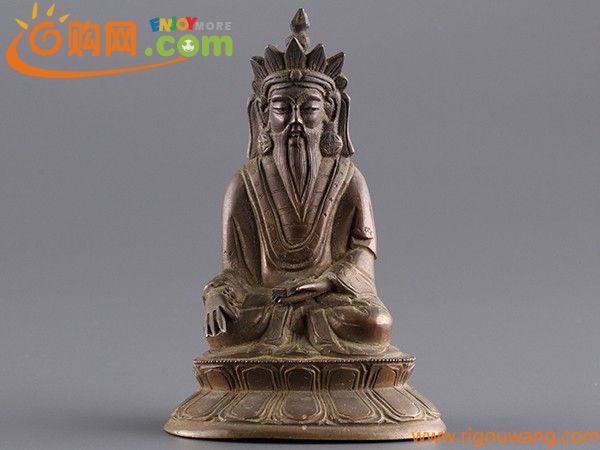 【美】中国古美術 時代 唐物 古銅造 仏像 チベット仏 c316