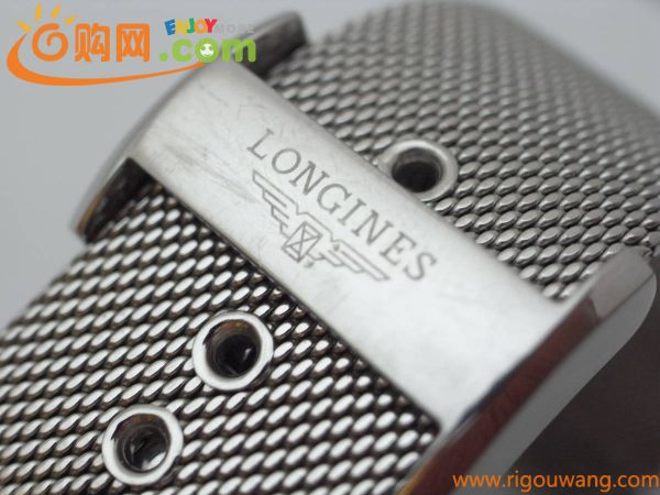 必読商品説明 廃業時計店より 中古時計ベルト LONGINGS ロンジン ラグ幅 20mm