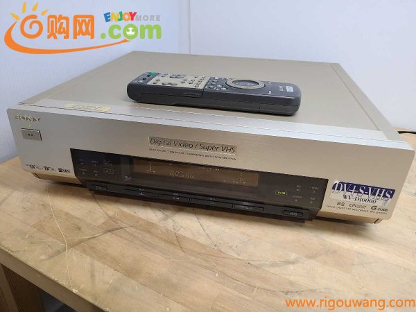 ☆SONY WV-D10000 miniDV S-VHS ビデオデッキ　RMT-V228 リモコン　1円スタート！