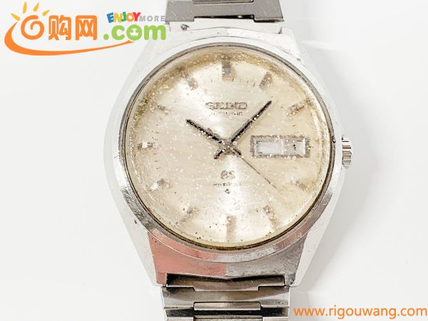 GRAND SEIKO グランドセイコー！6146-8050 自動巻！動品！ガラス全体的にキズ有。文字盤は綺麗！！