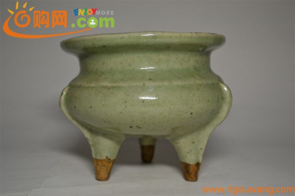 中国美術　龍泉窯　青磁　香炉　茶道具　文房具　中国古玩　置物