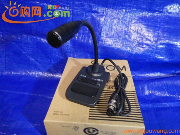 ICOM SM-30 ICOM無線機用　デスクトップマイクロホーン　IC-7300 IC-9700等用ディスクトップコンデンサーマイクロホーン sm-30　新品同様