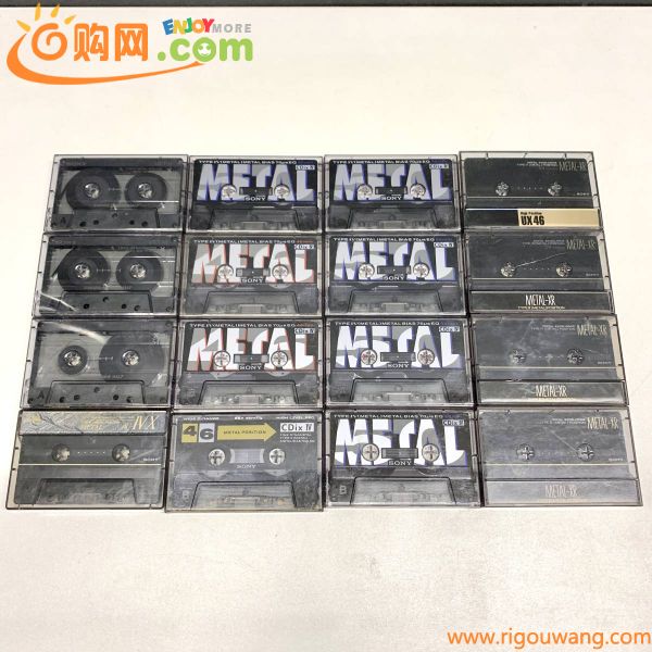 ＊SONY メタルテープ 16本セット METAL-XR CDix Ⅳ カセットテープ METAL POSITION メタルポジション 録音済み 動作未確認