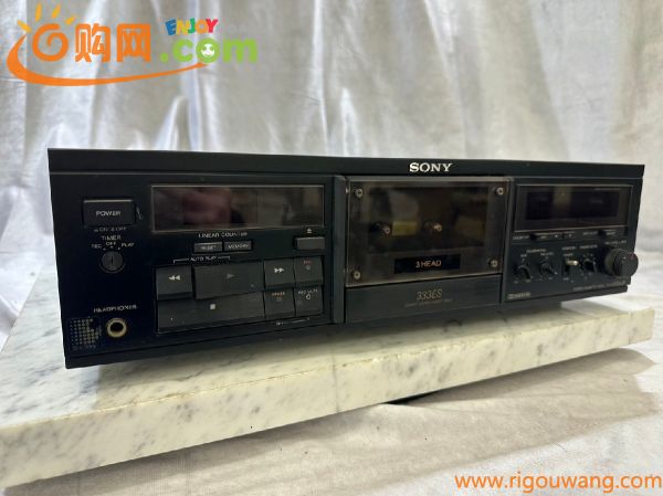 □t2502　ジャンク★SONY　ソニー　TC-K333ESX　カセットデッキ