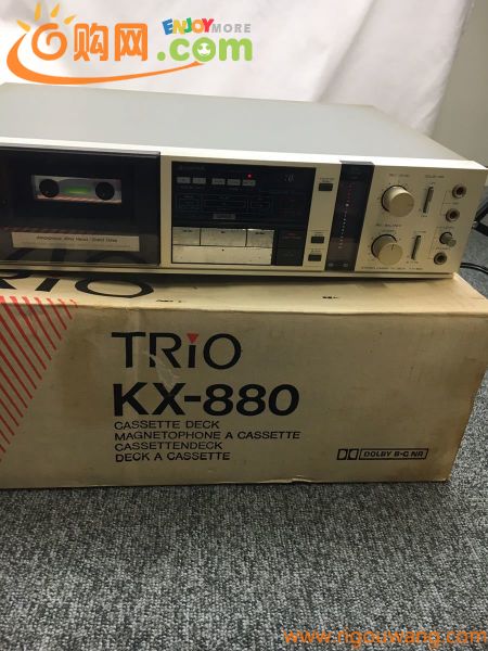 TRIO トリオ　カセットデッキ KX-880 通電確認済み