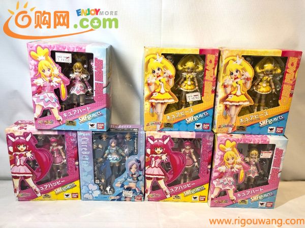 1円～ S.H.Figuarts フィギュアアーツ プリキュアまとめ キュアベリー キュアハッピー キュアハート キュアピース 【現状品】[34-0216-O1]