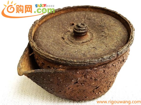 古い宝瓶 陶印 南蛮急須 茶注 茶道具 煎茶道具 時代