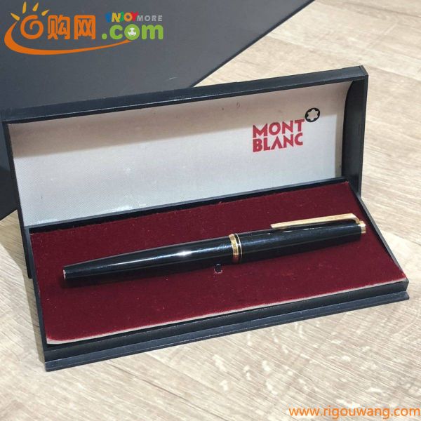 ★ 1円スタート!! 美品!! ★ MONTBLANC モンブラン万年筆 純正ケース付き BLANC ペン先 14K 14金 585 ゴールド GERMANY DD4