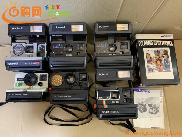 【6個】ポラロイド POLAROID 636 close up/Sun670 QS/Spirit 600CL 希少 元箱 LAND CAMERA/大量 まとめて ジャンク セット まとめ (1056)