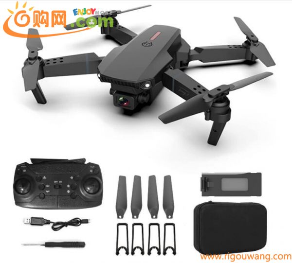 ドローン 4Kカメラ付き E88 Pro ドローン GPS 4K WIFI FPV 高い定義カメラ Foldable ドローン 2.4G 6 軸 RC Quadcopter 飛行距離150m