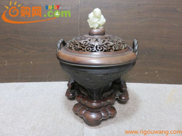 中国 香炉 銅製