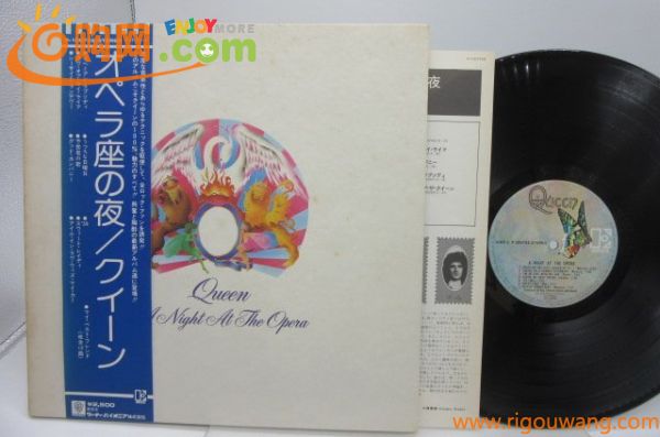 【帯付】Queen(クイーン)「A Night At The Opera(オペラ座の夜)」LP（12インチ）/Elektra(P-10075E)/ロック