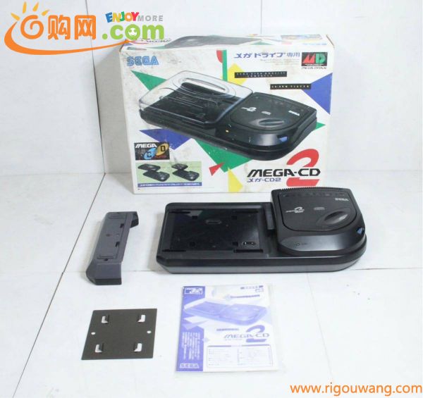 SEGメガドライブ 専用 MEGA-CD2 箱入り 家庭用ゲーム機 CD-ROMプレイヤー 