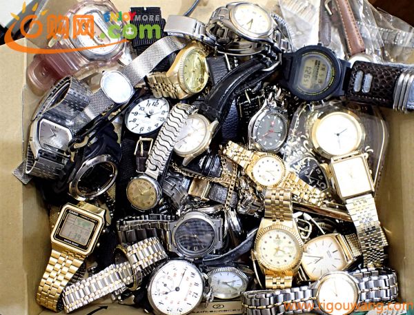 時計店在庫 ◆セイコー/シチズン/スイス製/カシオ/手巻き懐中時計等 ◆機械式/クオーツ ブランド腕時計大量まとめてセット