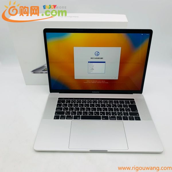 ジャンク MacBook Pro Touch Bar＋Touch ID 15インチ (Mid 2019) Core i9 2.3GHz/32GB/SSD 512GB シルバー MV932J/A