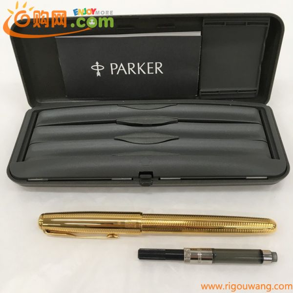 【BEAT7015】PARKER パーカー SONNET 万年筆 ペン先18K ケース付き