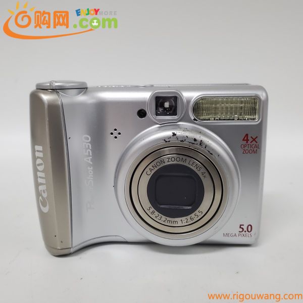 円スタート CANON PowerShot A530 PC1184 キャノン パワーショット レンズ CANON ZOOM LENS 4x 5.8-23.2mm 1:2.6-5.5 デジタルカメラ
