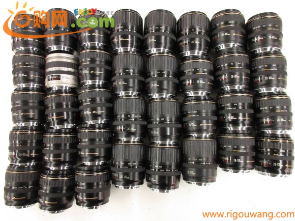 (3149U)ジャンク Canon EF24-85mm 3.5-4.5 28-105mm 3.5-4.5 35-135mm 4-5.6 等 キヤノン まとめてセット 35本 動作未確認 同梱不可