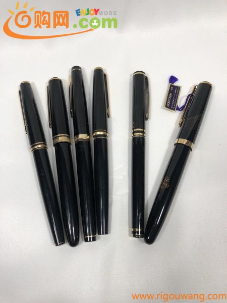 1円〜 モンブラン MONTBLANC PLATINUM 未使用品入り 14K 18K 6点まとめ ジャンク