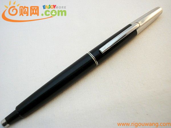 S66b18★PILOT 古い万年筆 ノック式 中古 パイロット