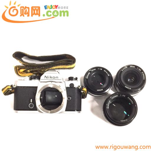 1円 Nikon FM NIKKOR 50mm 1:1.8 105mm 1:2.5 含む 一眼レフ フィルムカメラ レンズ マニュアルフォーカス C6152307