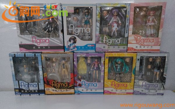 【同梱不可】（ジャンク扱い）figma　9個セット　まとめ売り　フィギュア　鹿目まどか　巡音ルカ　涼宮ハルヒ　他