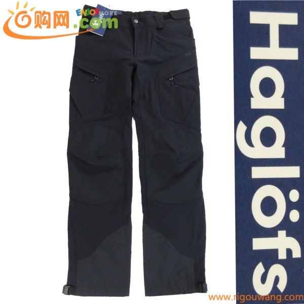 定2.4万 新品◆Haglofs◆DWR 耐久撥水 ストレッチ RUGGED MOUNTAIN PANT ラグドマウンテンパンツ L 黒◆ホグロフス トレッキング 604147◆