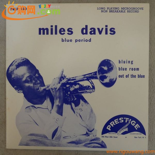 46030011;【国内盤/Prestige/10inch/MONO】Miles Davis / Blue Period