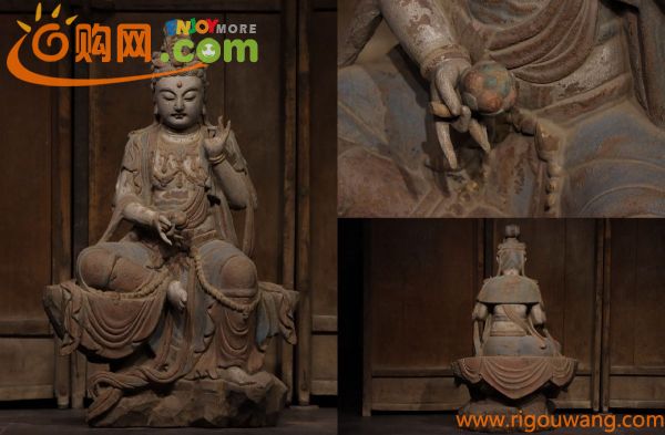 ◆鶴鳴堂◆中国・明時代 楠木彫 自在観音造像 極細工 古置物 古擺件 中国古美術 古美味 時代物 古董品
