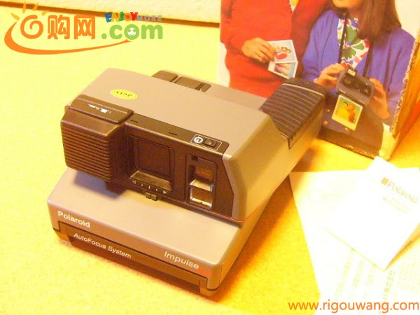 極上 機関良好 POLAROID ポラロイド 600 Impulse Autofocus グレー/元箱他付 (極美品) ジャンク扱い