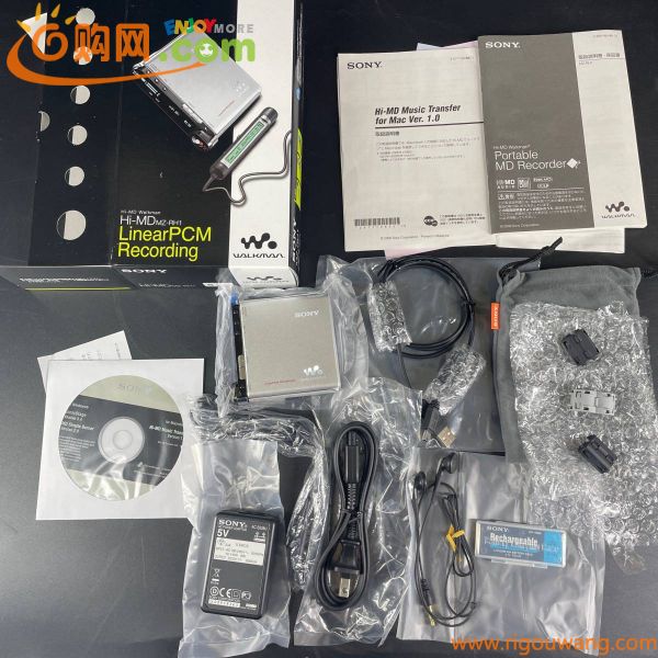 i7 SONY ソニー HI-MD Walkman 【Hi-MD MZ-RH1】ポータブルオーディオプレーヤー Hi-MDウォークマン 通電未確認 動作未確認 現状品