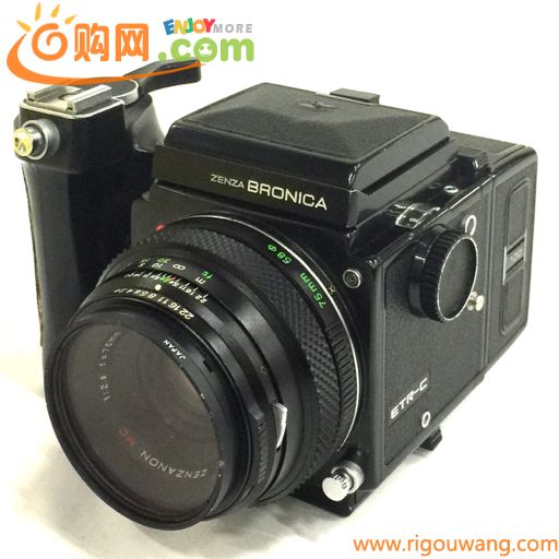 1円 ZENZA BRONICA ETR-C ZENZANON MC 1:2.8 75mm 中判カメラ フィルムカメラ レンズ
