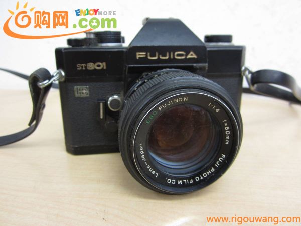 47936◆FUJICA フジカ ST801 LED ブラック EBC FUJINON 50mm F1.4 ジャンク