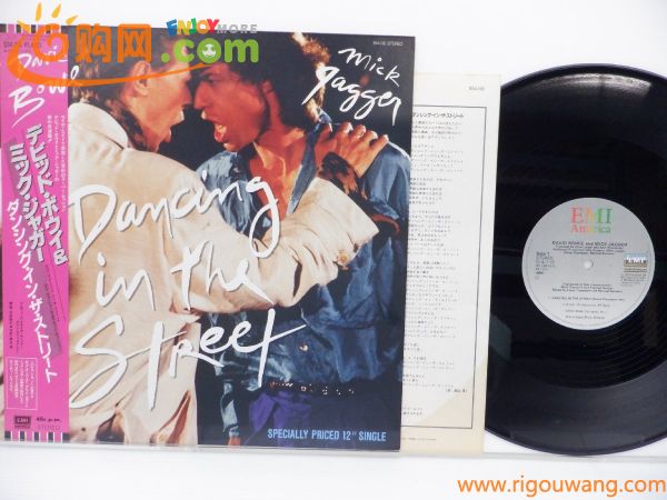 【帯付】David Bowie「Dancing In The Street」LP（12インチ）/EMI America(S14-116)/洋楽ロック