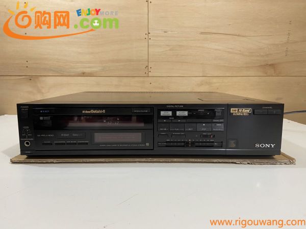 【映像機器】SONY ソニー SL-HF1000D Hi-Band β Betaベータ hi-fi ブラック ビデオカセットレコーダー 日本製 中古 現状 ジャンク E63