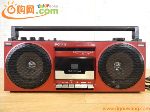 S) SONY ソニー CFS-20 ラジカセ 音響機器 オーディオ ※ジャンク/再生OK！ @100 (9)