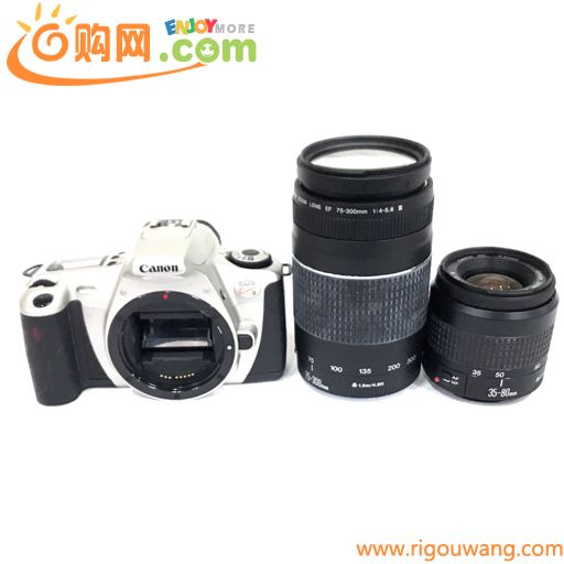 1円 Canon EOS Kiss III EF 75-300mm 1:4-5.6 III 一眼レフフィルムカメラ 動作確認済