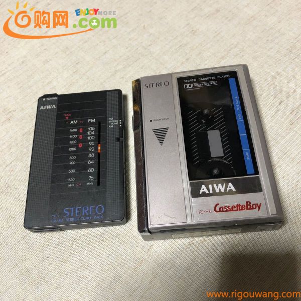 ジャンク　AIWA HS-P6 cassetteb　アイワ　カセットボーイ　カセットプレーヤー ラジオ　ラジオカセット