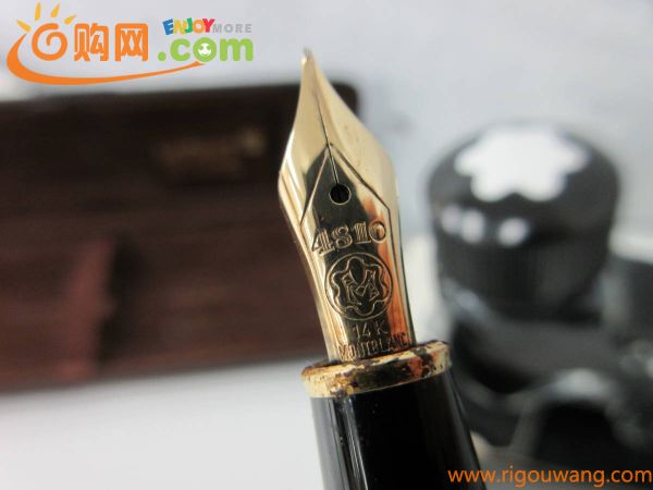 MS 1円～【14K モンブラン 万年筆 マイスターシュティック 4810】インク付き MONTBLANC TINTE INK ENCRE 黒インク