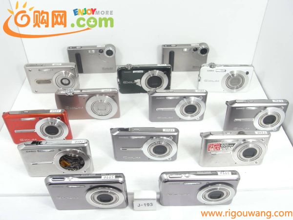 CASIO EXILIM EX-ZS770 2台,EX-ZS600 2台,EX-ZS500 4台,EX-ZS200 1台,EX-ZS100 1台,EX-ZS12 1台,EX-ZS10 1台,EX-S1 2台 要修理14台 J-193