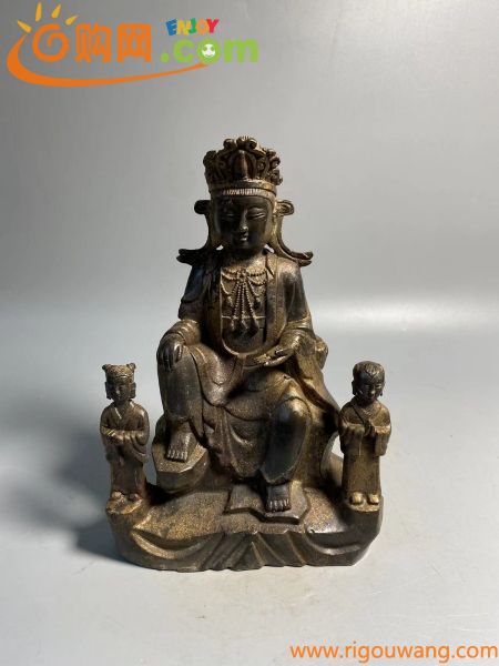 旧家蔵出 清朝期 古渡 唐物 仏教美術 仏像 古銅鍍金 茶道具 銅器 中国美術 香道具 中国古玩 花道具