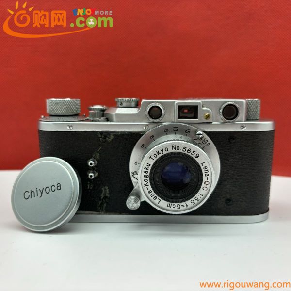 ◆ 希少 CHIYOCA レンジファインダー フィルムカメラ Lena-QC F3.5 5cm シャッターOK 千代田商会 チヨカ