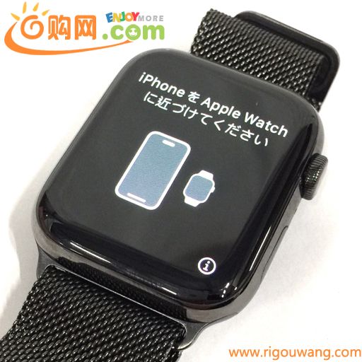 1円 Apple Watch Series 6 GPS+Cellular 44mm A2376 M09J3J/A グラファイトミラネーゼループ スマートウォッチ 本体