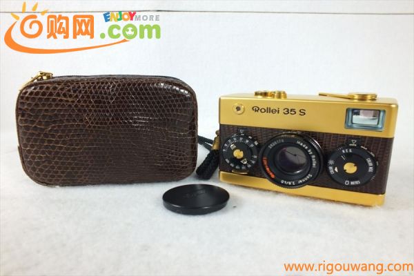 ★ Rollei ローライ 35S GOLD コンパクトカメラ ソフトケース付き 中古 現状品 231101B2144