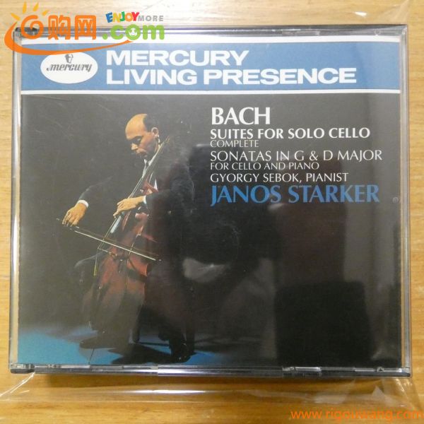 41094497;【2CD】STARKER / BACH: SIX SUITES, SONATA IN G &D(4327562)